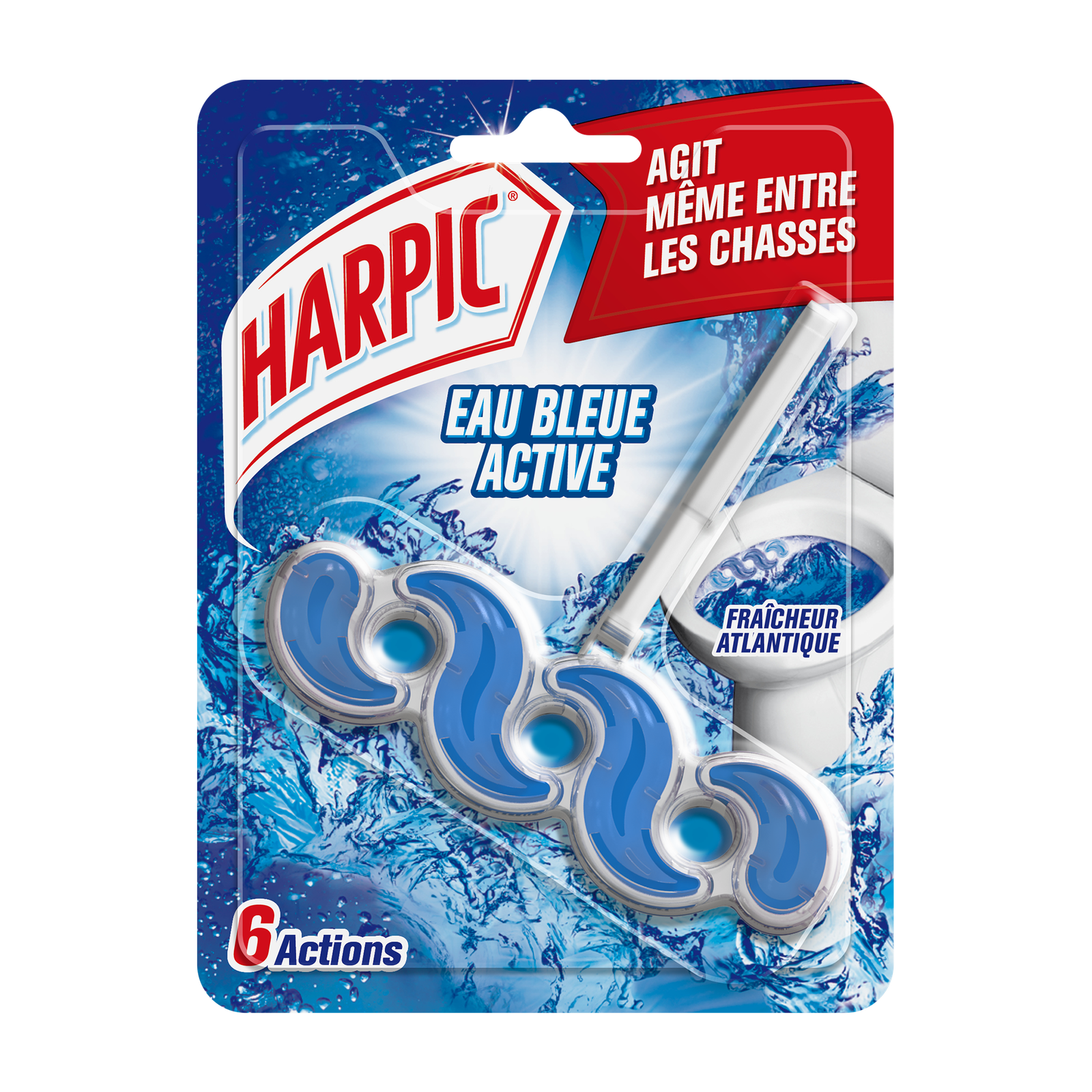 Bloc WC eau bleue HARPIC