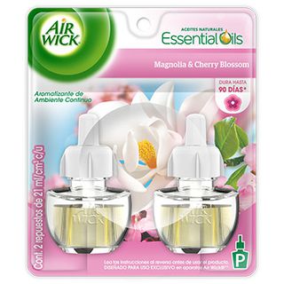Air Wick® Eléctrico Magnolia & Cherry Repuesto 21 ml (x2)