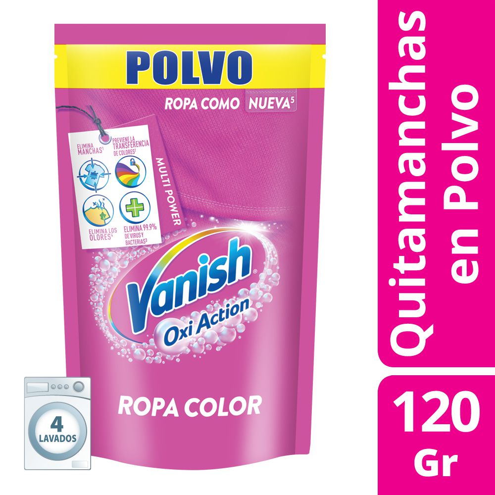 Vanish oxi Action - Polvo quitamanchas - 7.05 oz