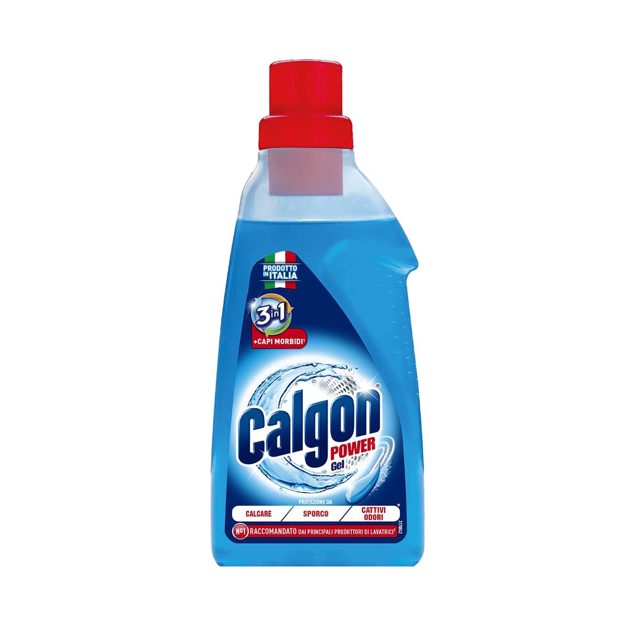 Calgon Power Gel 4 in 1 per Capi Morbidi, 1 Confezione da 1.5 l di  Anticalcare per Lavatrici, Additivo per una Protezione da Calcare,  Corrosione, Sporco e Cattivi Odori : : Salute