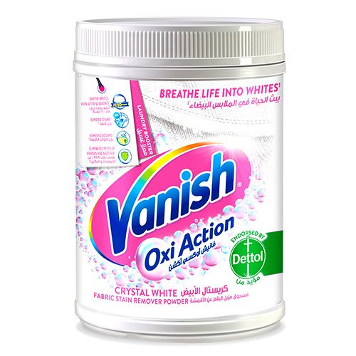 Poudre Vanish Oxi Action Crystal Blanc - Parole de mamans