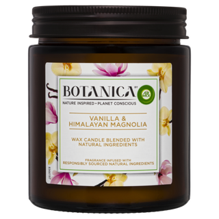 Botanica By Air Wick Candle Vanilla & Himalayan Magnolia 205g