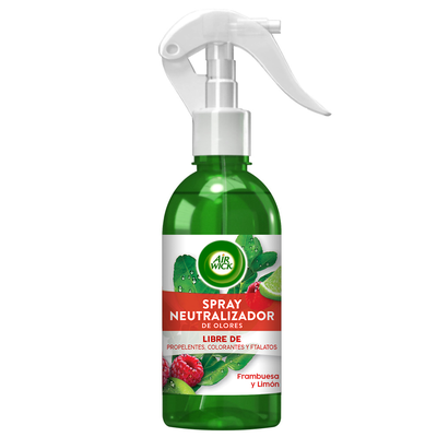 Spray Neutralizador Olores Air Wick Frambuesa y Limón 237 ml - Clean Queen