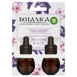  Botanica by Air Wick French Lavender & Honey Blossom Refills 19mL x2 pack 