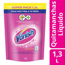 Vanish Quitamanchas Gel Pink en formato 1,3l