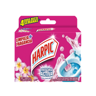 Harpic® CANASTILLA FRESCURA ACTIVA FLORAL, 35gr