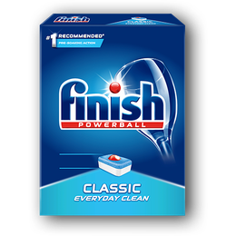 Finish Powerball Classic. Tabletki do mycia naczyń w zmywarce. Regular. 
