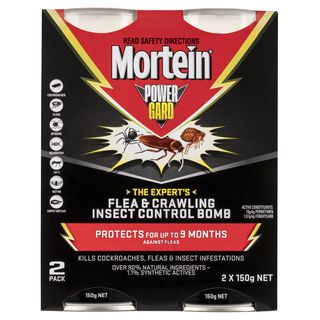 Mortein Kill & Protect Flea Bomb Twin Pack