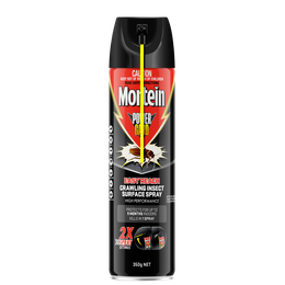 Mortein PowerGard Easy Reach Crawling Insect Surface Spray 350g