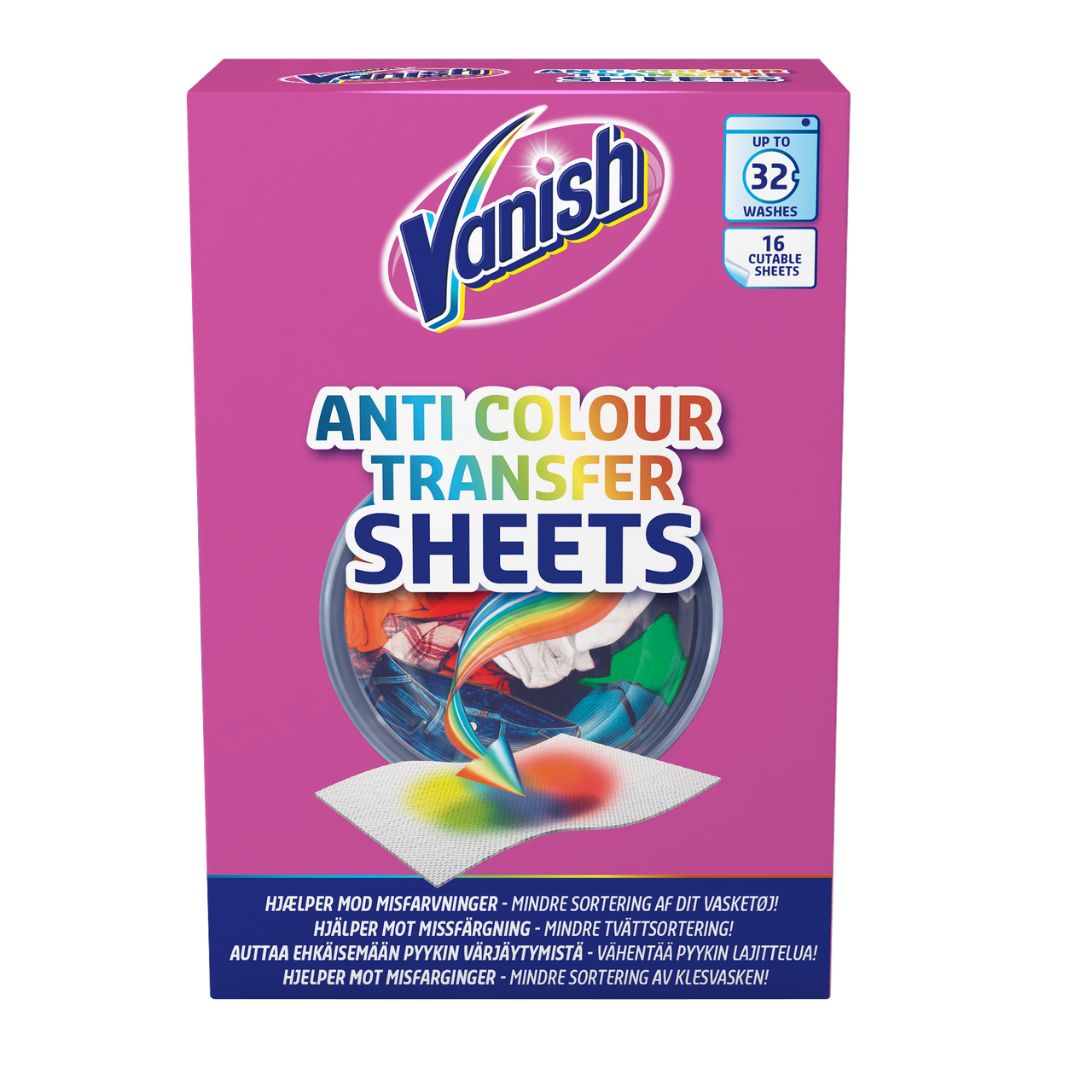 Vanish Anti Colour sheets
