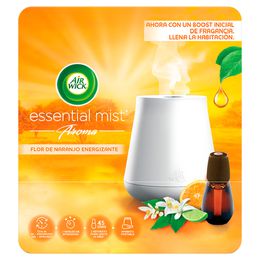 Air Wick® Essential Mist® Aparato y Repuesto Flor de Naranjo Energizante 20 mL