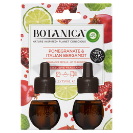  Botanica by Air Wick Pomegranate & Italian Bergamot Refills 19mL x2 pack 