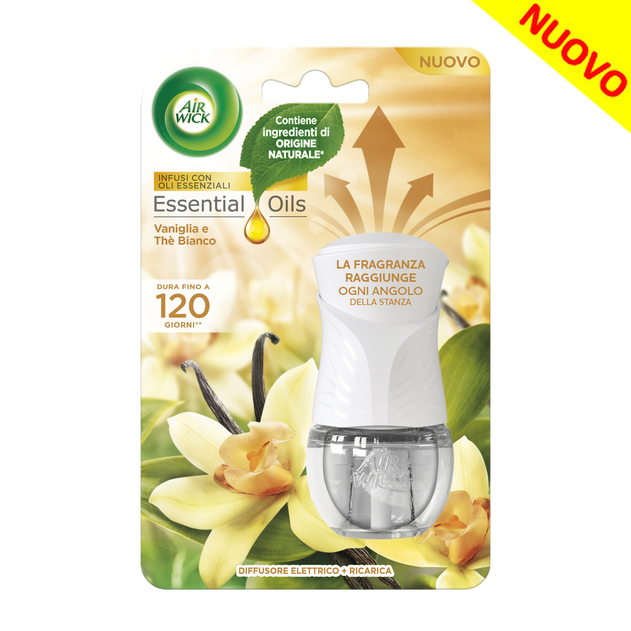AIR WICK Ricarica per diffusore di oli essenziali vaniglia e fiori di  ciliegio, 20 ml Acquisti online sempre convenienti