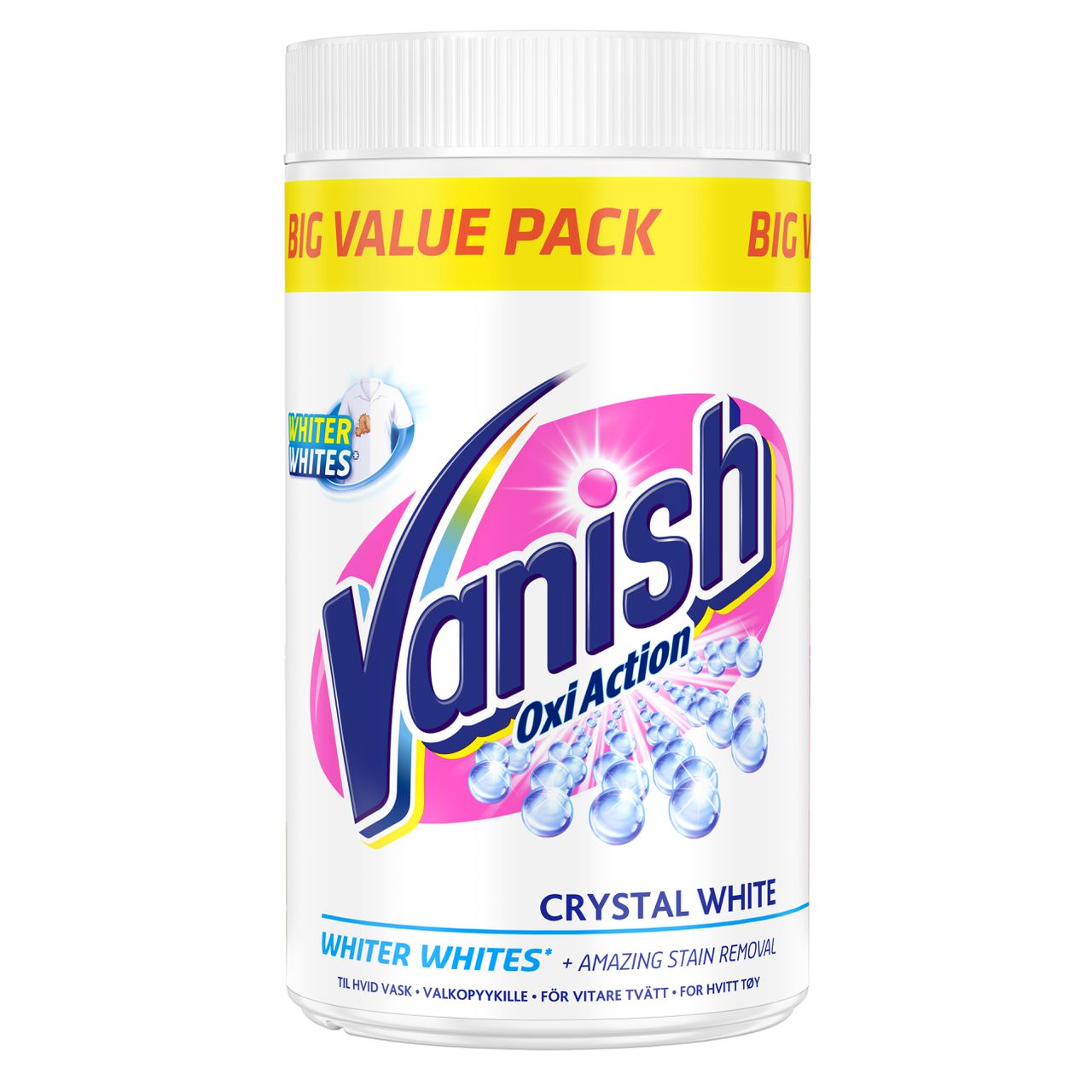 Tradition Forkortelse Også Vanish Oxi Action Crystal White Pulver | Produkter | Vanish