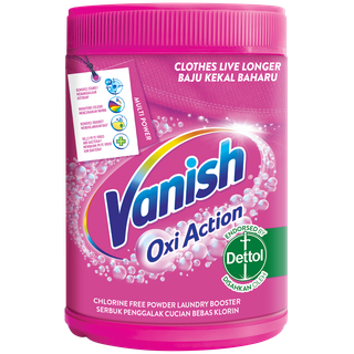 Vanish® Pink Oxi Action Fabric Stain Remover Powder