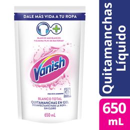 VANISH® QUITAMANCHAS WHITE DOYPACK 650ml