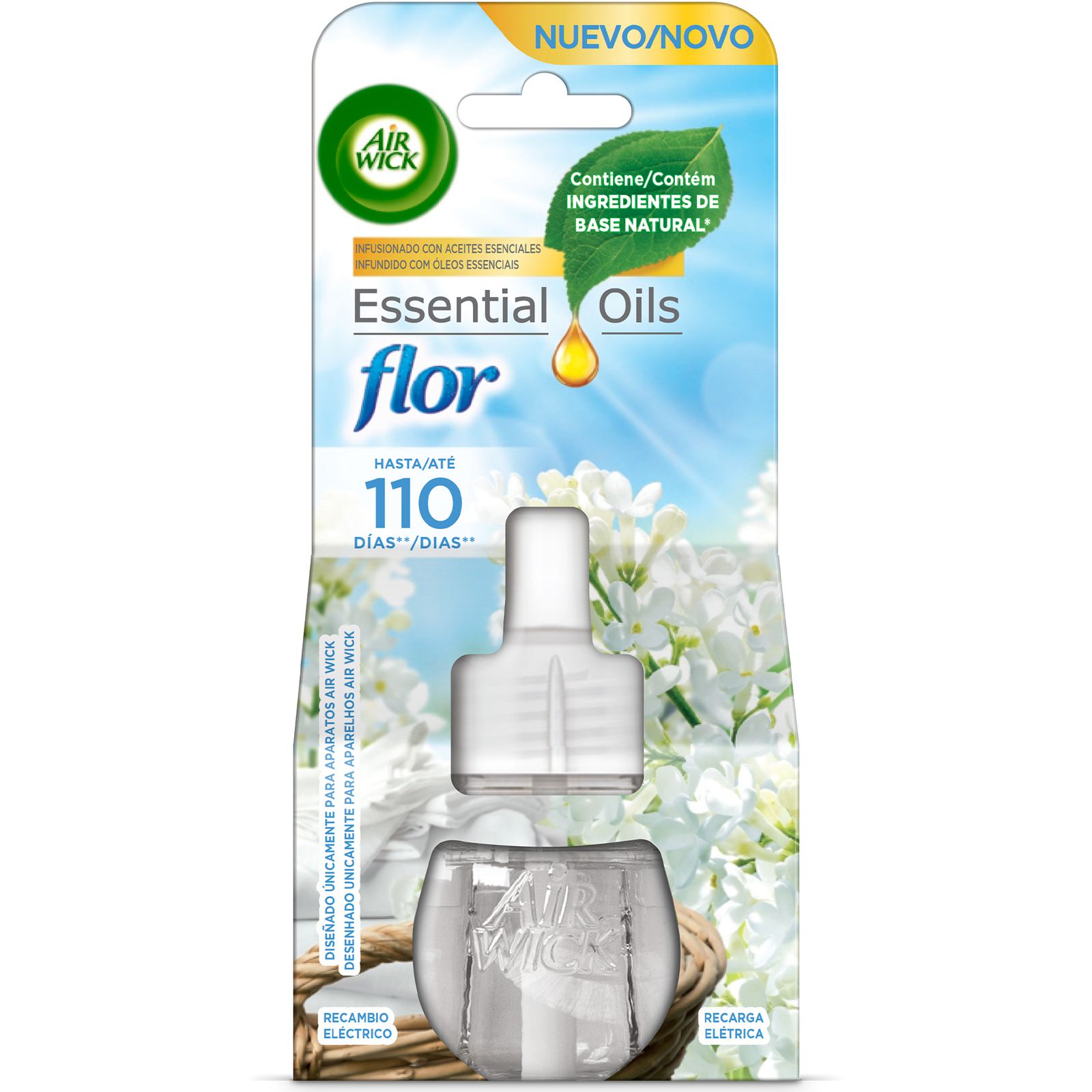 Pure Flor Ambientador Recambio Freshmatic, 375 ml - air-wick