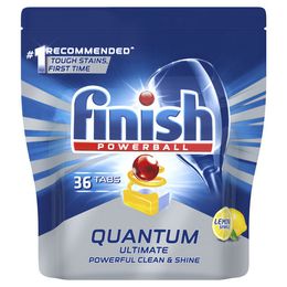 Finish Quantum Ultimate Lemon Sparkle Dishwashing Tablets 36 pack