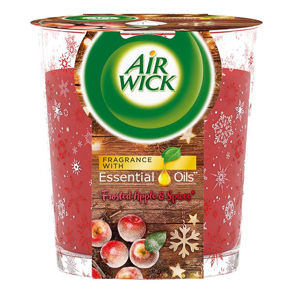 Air Wick Bougie Pommes givrées & épices édition limitée