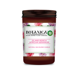 Botanica by Air Wick Candle Island Rose & African Geranium 205g