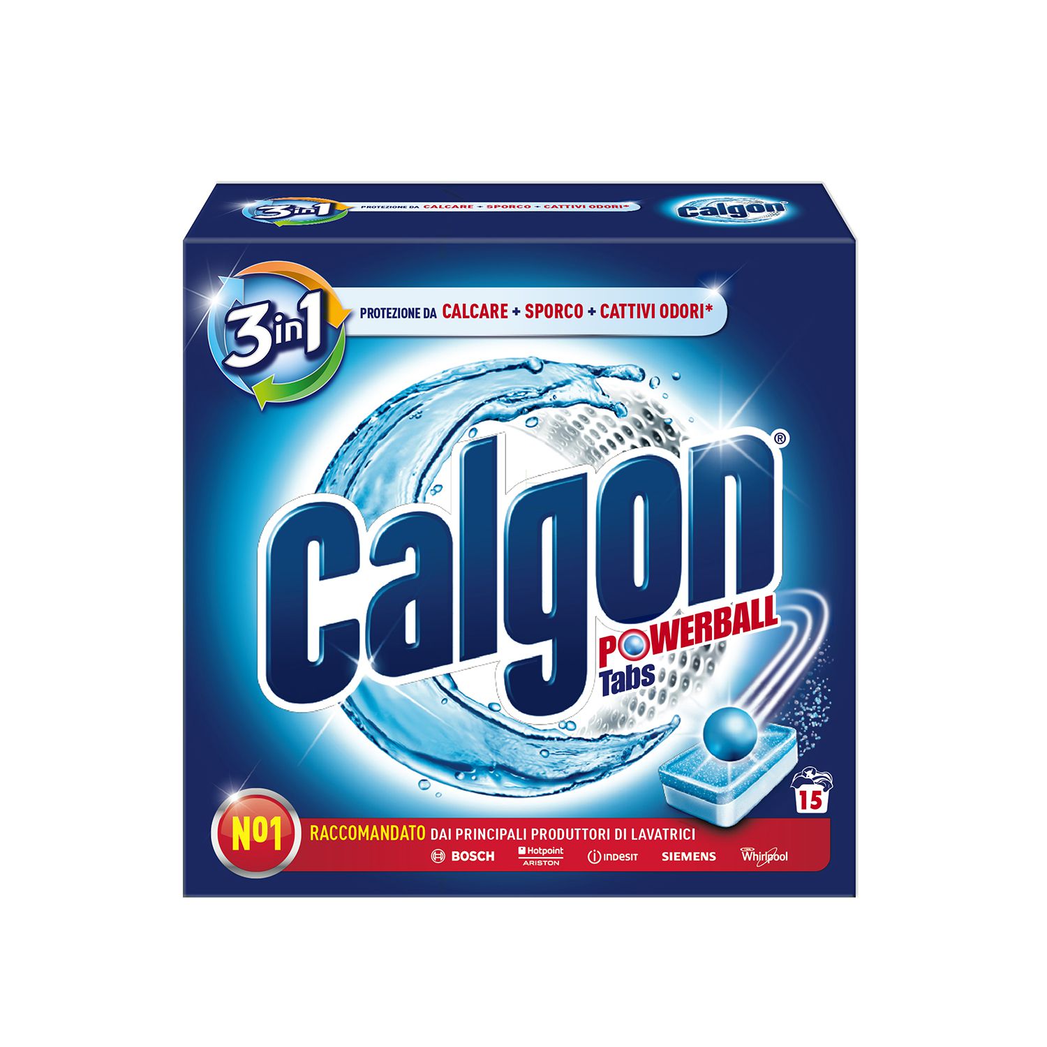 Calgon 3in1 Tabs: protegge la lavatrice dal calcare e dallo sporco