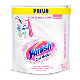 Vanish Oxi Action Refill para ropa blanca en formato 450gr