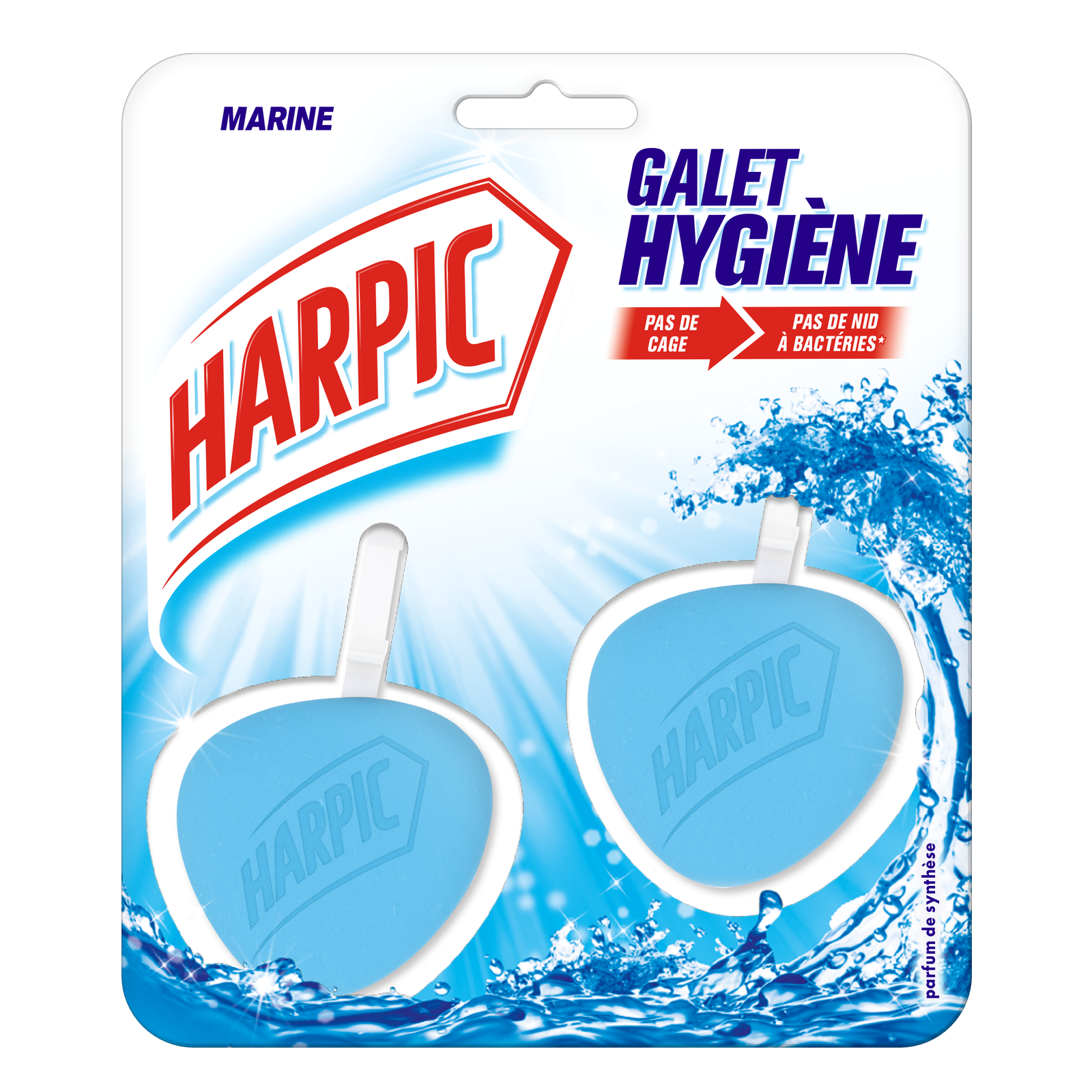 Harpic Galet Hygiène  Pour désentartrer mes toilettes