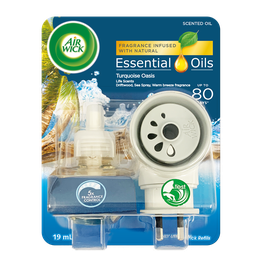Air Wick Essential Oils Plug In Turquoise Oasis Prime