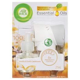 Air Wick Essential Oils Plug In Vanilla & Soft Cashmere Prime