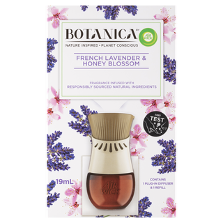 Botanica by Air Wick French Lavender & Honey Blossom Diffuser + Refill 19mL