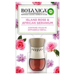 Botanica by Air Wick elektrický osvěžovač vzduchu - strojek a náplň - Exotická růže a africká pelargónie